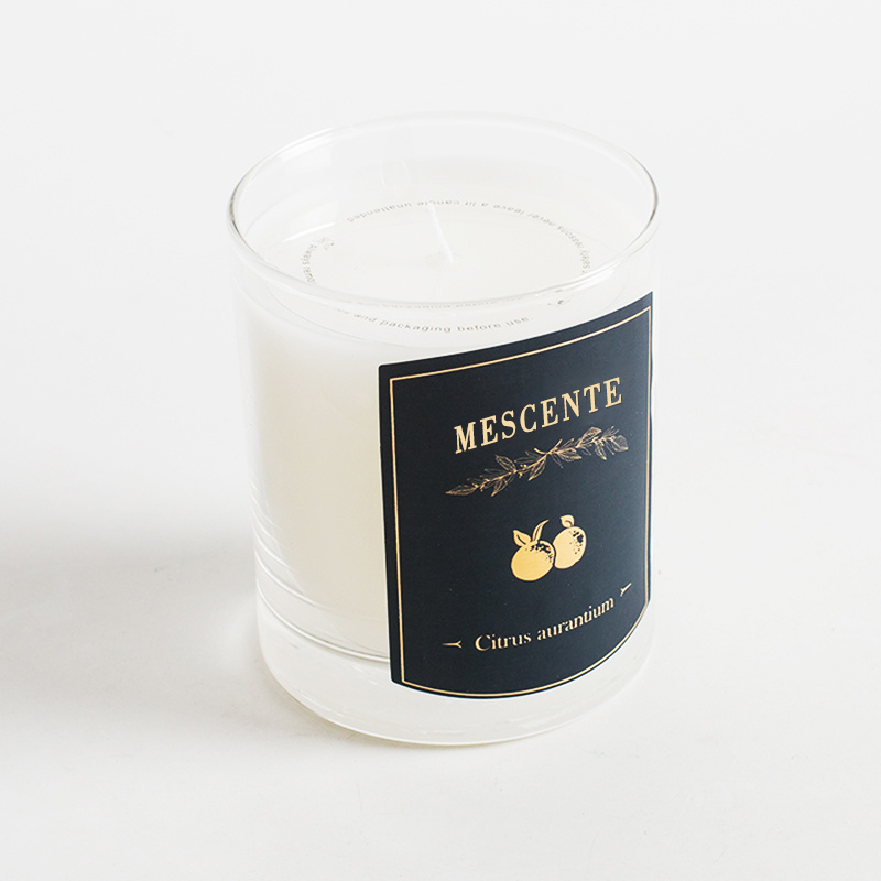 M&Scent カスタマイズされた装飾的な高級マッサージ プライベートラベルの香りのソイワックスキャンドル