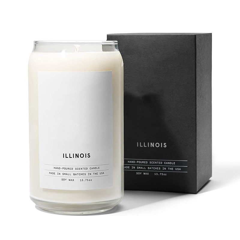 M&Scent オーガニックカスタマイズ セラミック ミルキー ウッドウィック キャンドル、キャンドル容器