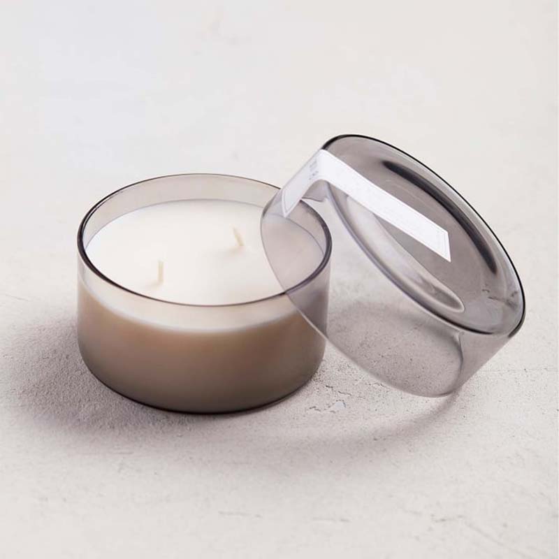 蓋が付いている贅沢な小さな注文のプライベートラベルのリラックスの香りの缶のキャンドル