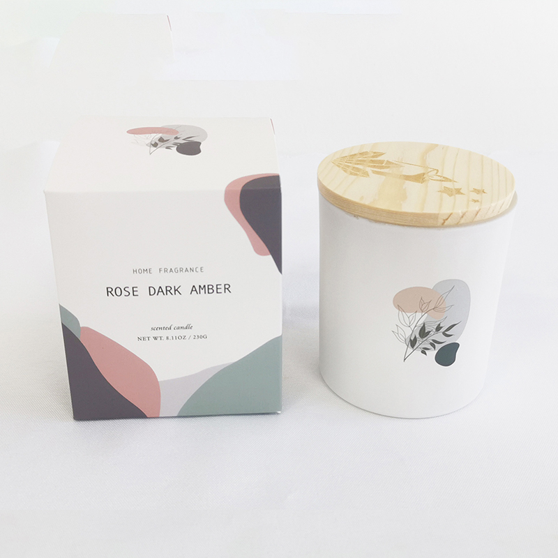 M&Scent 複数の高品質 100%天然アロマの香りのソイキャンドル、蓋付きガラス瓶入り
