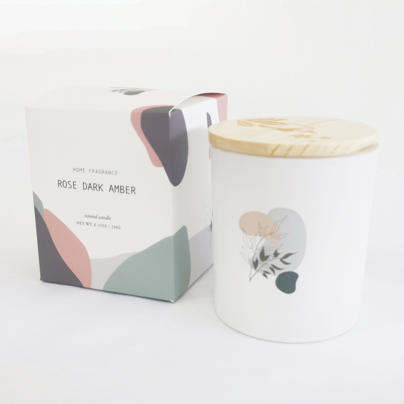M&Scent 複数の高品質 100%天然アロマの香りのソイキャンドル、蓋付きガラス瓶入り