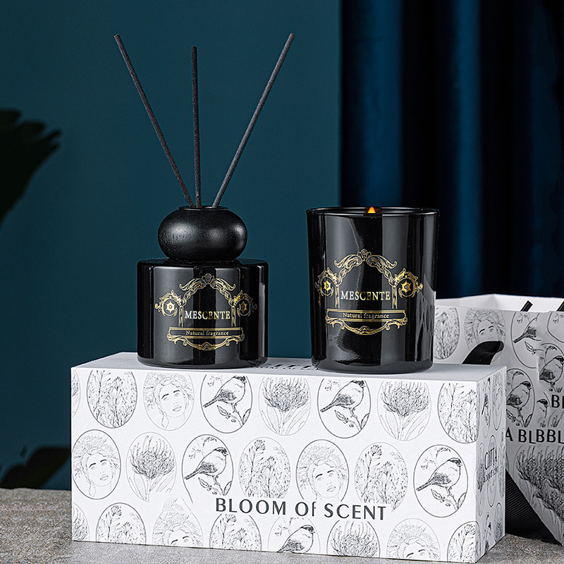 M&Scent ラグジュアリープライベートラベルキャンドル アロマ香りキャンドル リードディフューザー ボックスパッケージ付き