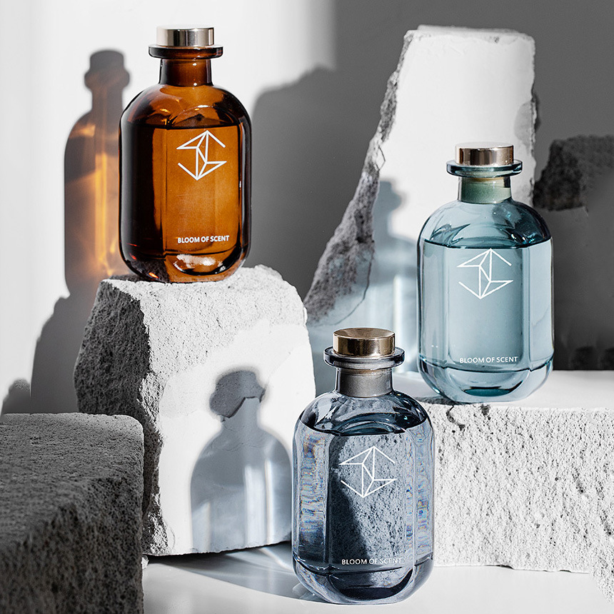 M&Scent 500ml クリスマスクリスタルリードディフューザー ギフトセット、ホームリードフューザー
