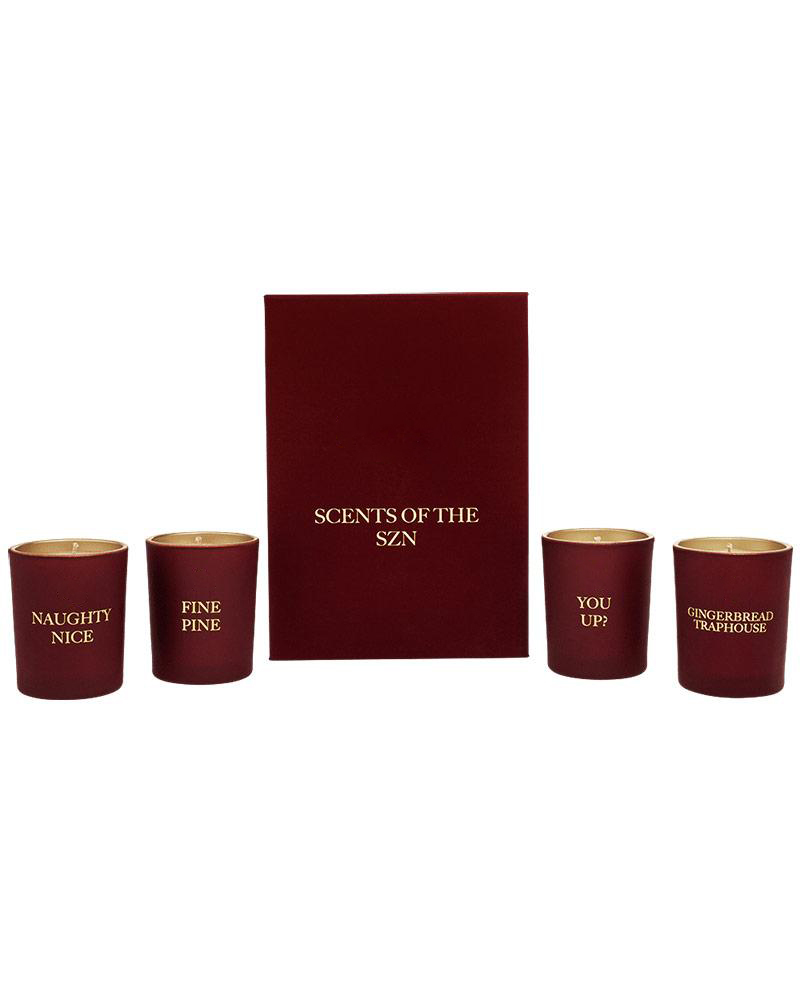 M&Scent 高級プライベートラベル ホームデコレーション アロマ 香り付きキャンドルギフト 4個セット