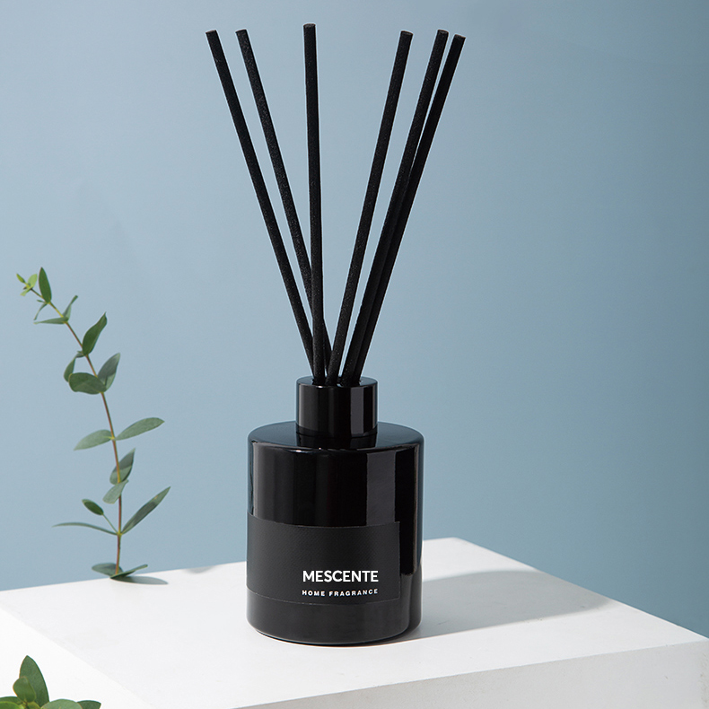 M&Scent 卸売高級プライベートラベル装飾フラワースティックリードファイバーディフューザーストッパー付き