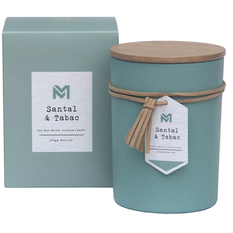 M&S 大豆香り卸売 プライベートラベル 木製蓋 アロマセラピー香りワックス キャンドル ギフトセット ガラス瓶入り