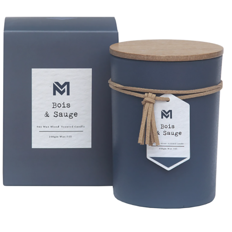 M&S 大豆香り卸売 プライベートラベル 木製蓋 アロマセラピー香りワックス キャンドル ギフトセット ガラス瓶入り