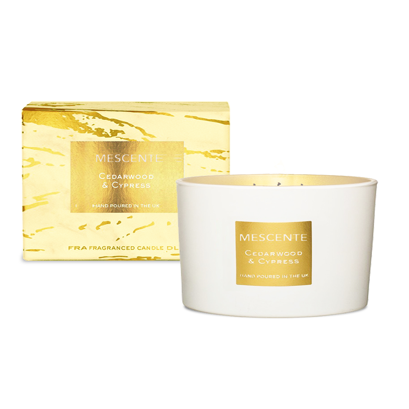 M&Scent 卸売装飾アロマセラピー 3芯の香りココナッツパームキャンドル ギフトセット