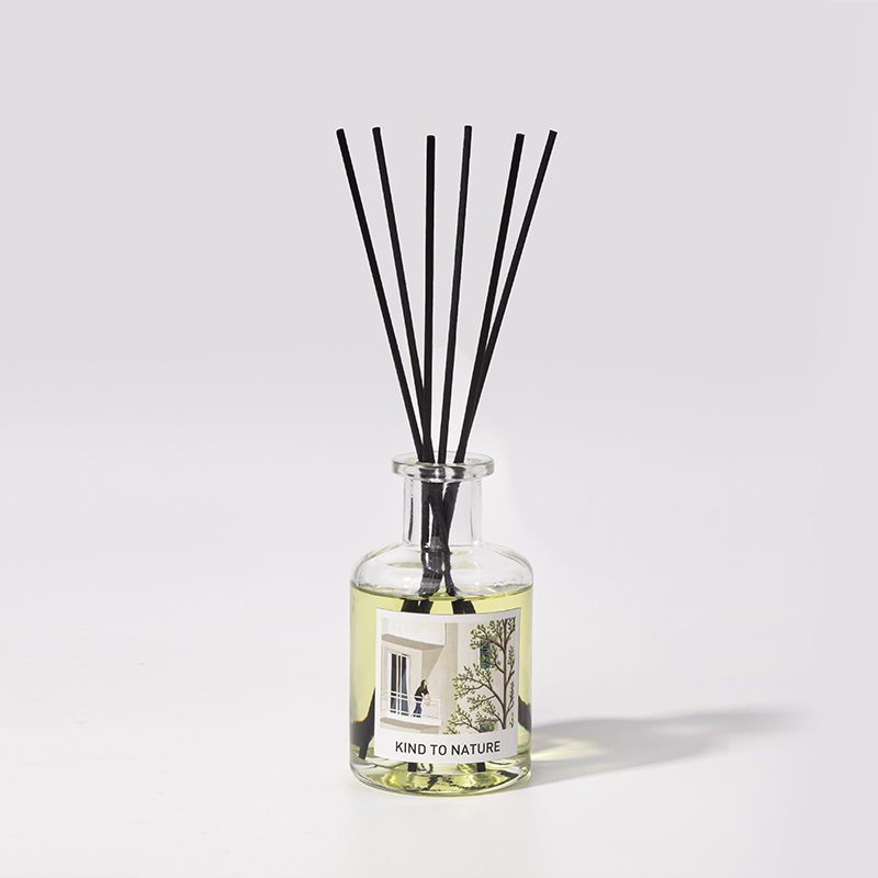 M&Scent 高級装飾ボトル エッセンシャル オイル リードディフューザー ドライフラワー ギフトセット付き