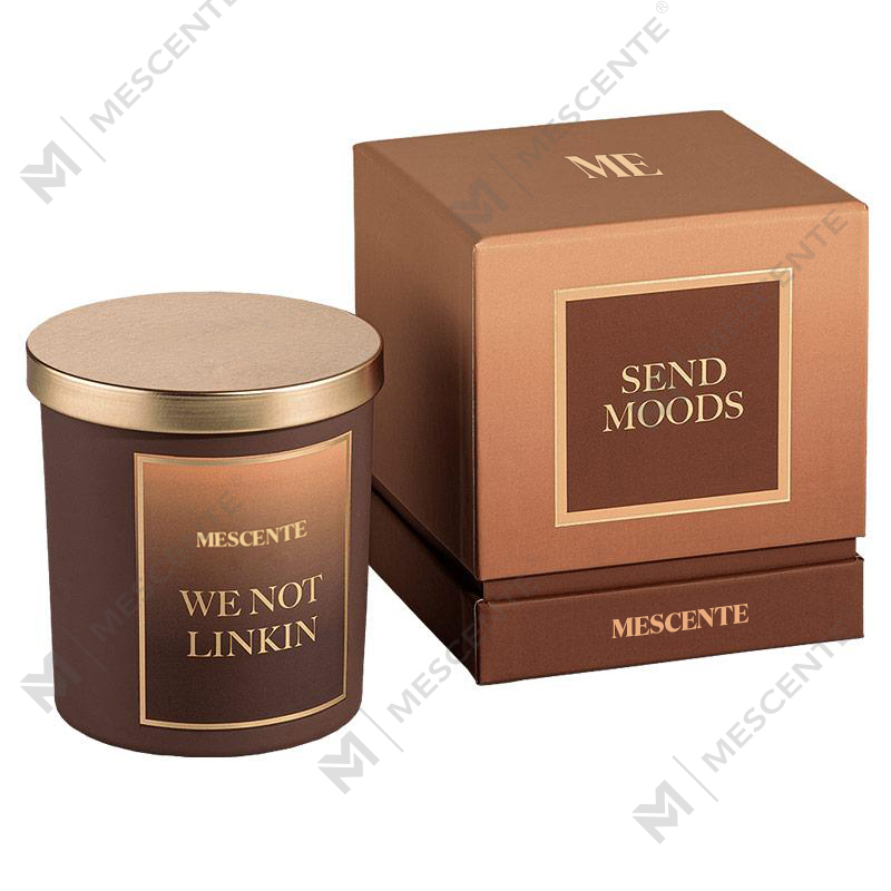 M&Scent 卸売新しい高級カスタムプライベートラベルクリスマスクリスタルジャーケルゼン香りソイキャンドル蓋付き