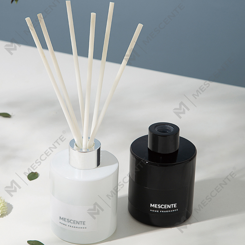 M&Scent 卸売高級プライベートラベル装飾フラワースティックファイバーリードディフューザーストッパー付き