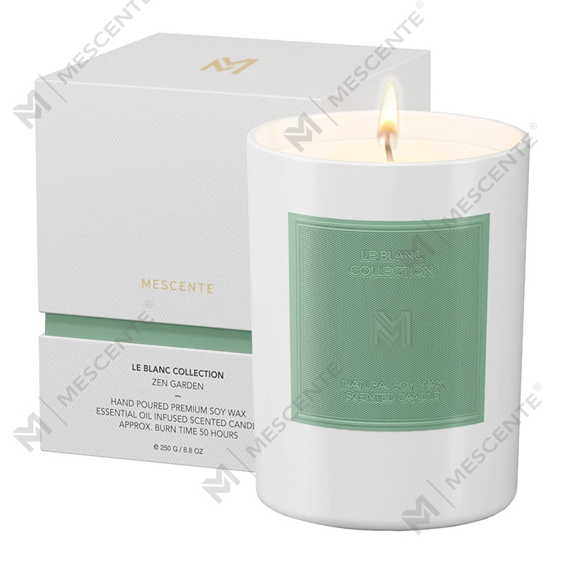 M&Scent 卸売カスタム高級黒ガラス瓶クリスマスアロマセラピーソイワックスキャンドルセット