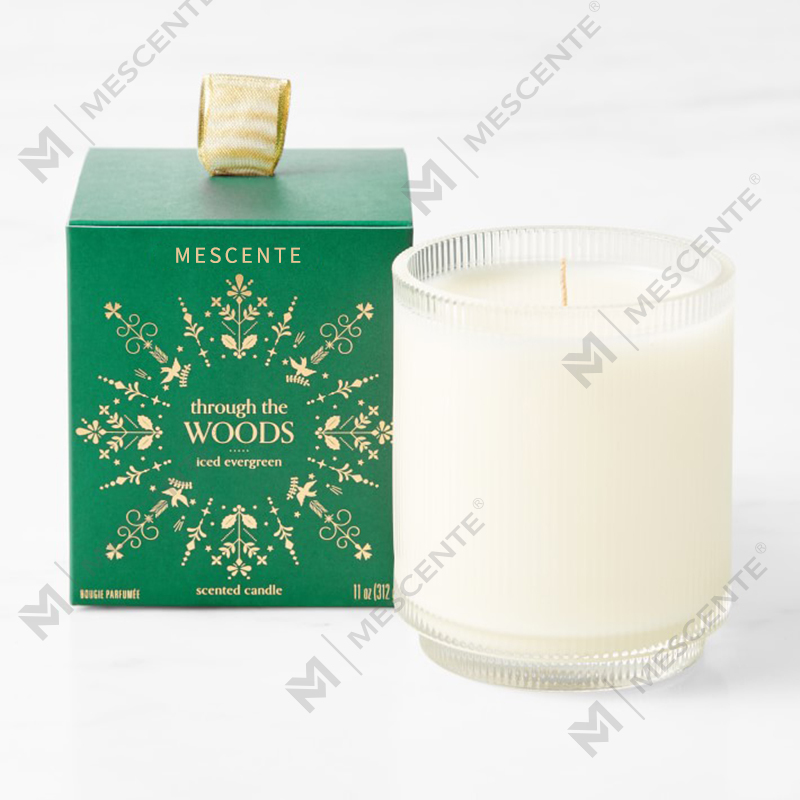 M&Scent カスタム メイド ロゴ自家製オーガニック クラリティ香り付きソイ キャンドル プライベート ラベル (ガラス瓶入り)