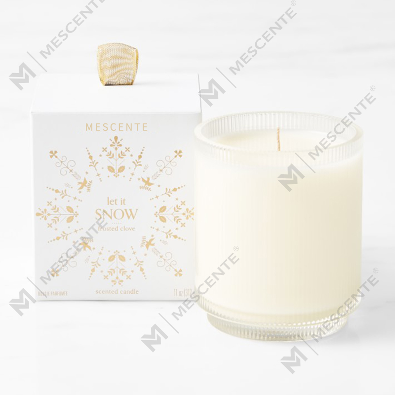 M&Scent カスタム メイド ロゴ自家製オーガニック クラリティ香り付きソイ キャンドル プライベート ラベル (ガラス瓶入り)