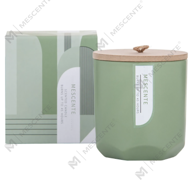 M&Scent Custom Luxury ガラス瓶で独自の木製芯の香りのソイ キャンドル メーカーを作成