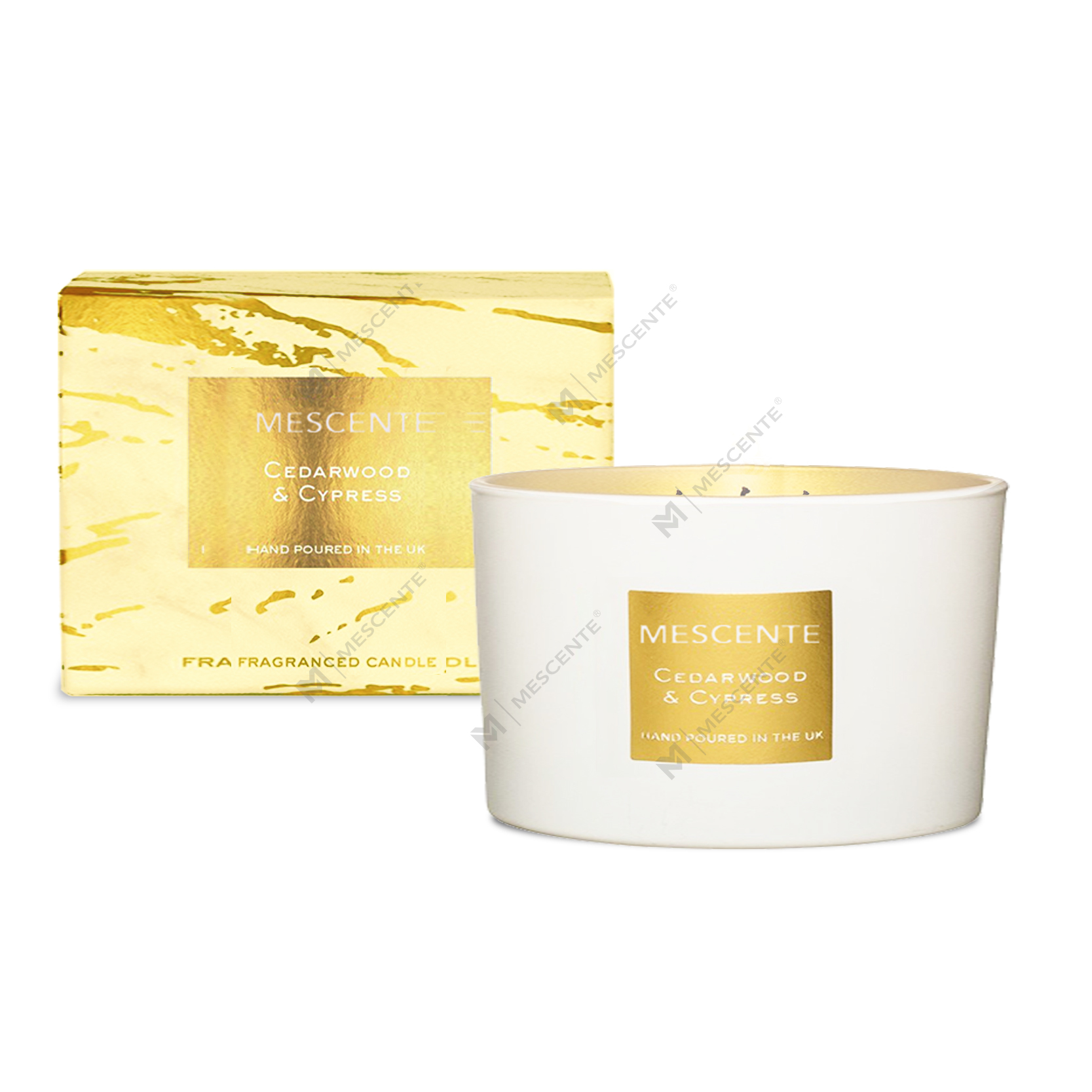 M&Scent 卸売装飾アロマセラピー 3 芯香りココナッツパームキャンドルギフトセット