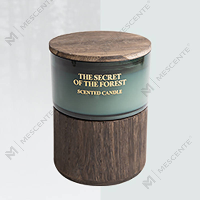 M&Scent カスタム ガラス瓶一括注文香り付きソイワックス キャンドル クリスタル付き