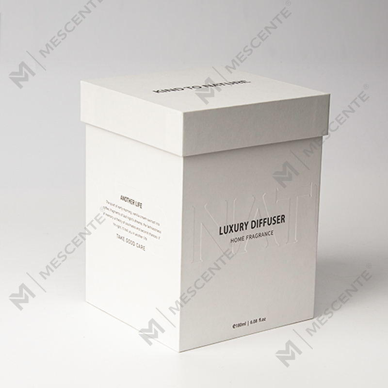 M&Scent ラージ スクエア ボトル ビッグ ラタン スティック リキッド アロマセラピー リード ディフューザー 好意 ストッパー付き