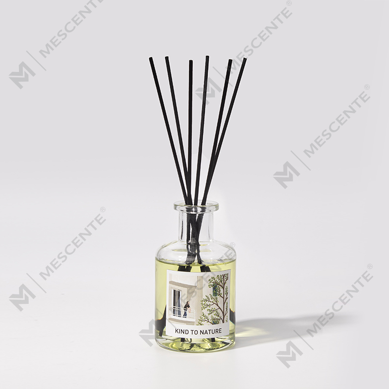 M&Scent 高級装飾大型ボトル エッセンシャル オイル リードディフューザー ドライフラワー ギフトセット付き