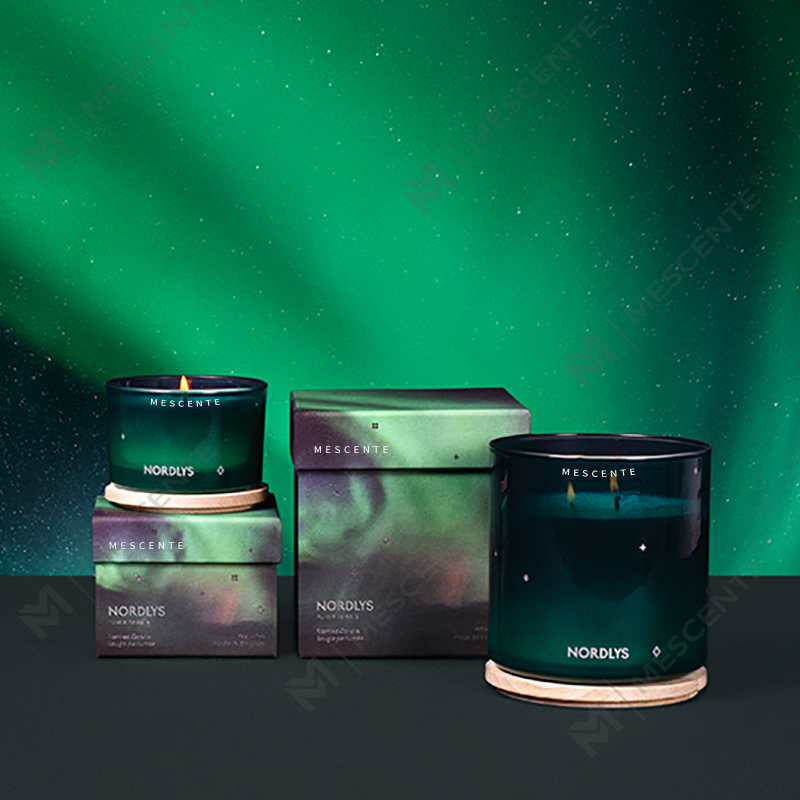 M&Scent 高級カスタム手作りクリスマス装飾香り付きソイワックスキャンドル ギフトボックス付き