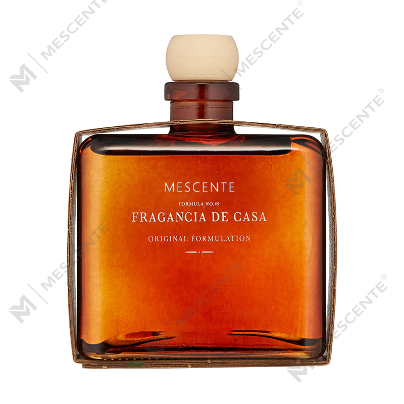 M&Scent 高級カスタム大型ローズゴールドガラスボトルフラワープライベートラベル液体リードディフューザーギフトボックス付き