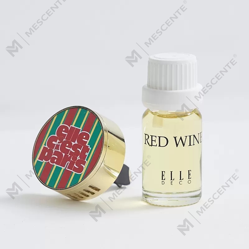 M&Scent 高級液体香水カーフレッシュナーディフューザー、吊り下げクリップロケット付き