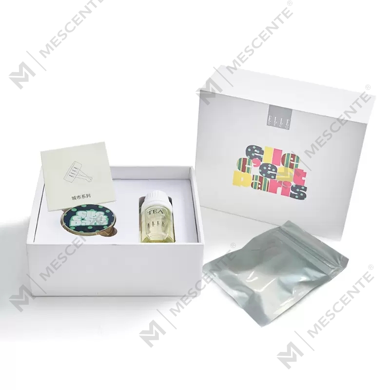 M&Scent 高級液体香水カーフレッシュナーディフューザー、吊り下げクリップロケット付き