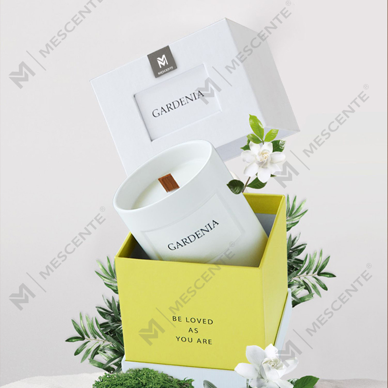 M&Scent 卸売カスタム高級ホームフレグランスガラス瓶香りのソイワックスキャンドル