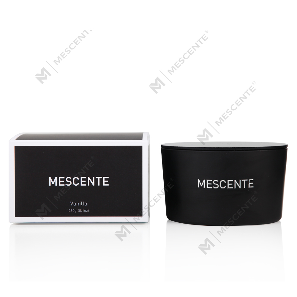 Mescente 卸売プライベート ラベル ガラス瓶 3 芯 100% 大豆ワックスの香りのキャンドル