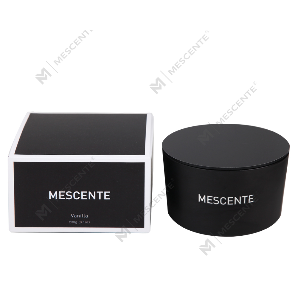 Mescente 卸売プライベート ラベル ガラス瓶 3 芯 100% 大豆ワックスの香りのキャンドル