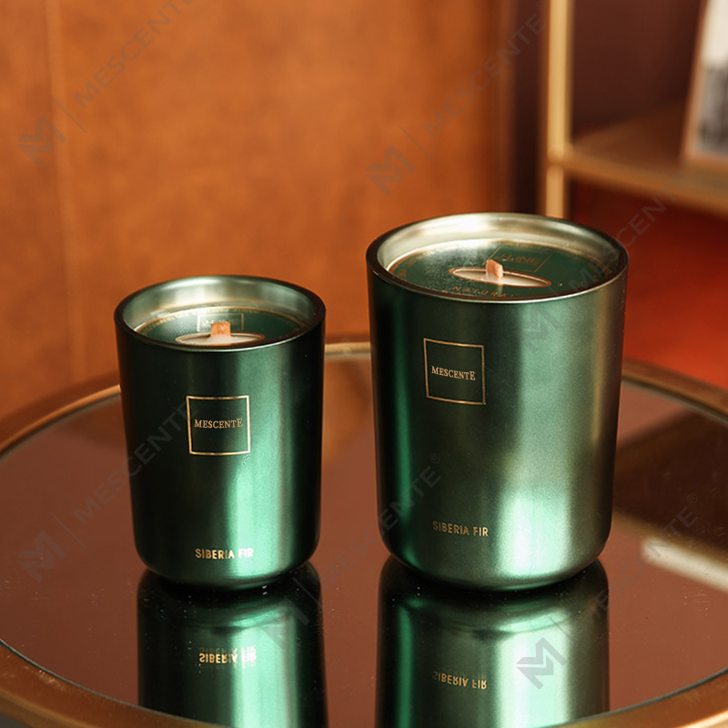 M&Scent 卸売カスタマイズされた高級プライベートラベル柱の香りの大豆ワックス木の芯アロマキャンドル