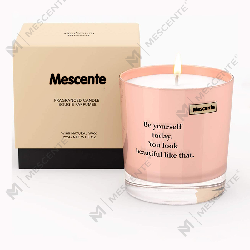 M&Scent 卸売プライベート ラベルの高級瓶ソイ ワックス キャンドル