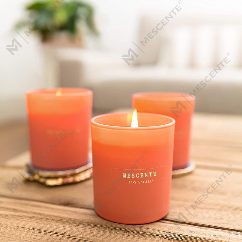 M&Scent Wholesales プライベート ラベル コンテナ アロマセラピーの香りのフレグランス アロマ ソイ キャンドル