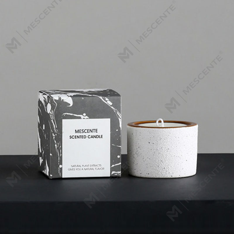 M&Scent カスタマイズされた装飾的な高級プライベート ラベル Woodwick 香りのソイ ワックス キャンドル