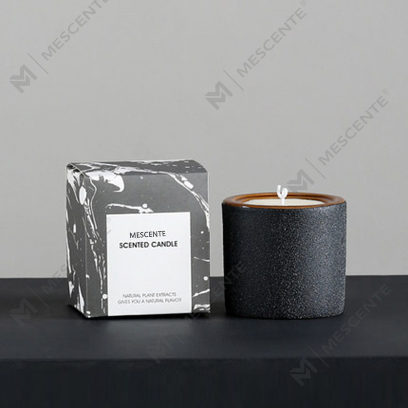 M&Scent カスタマイズされた装飾的な高級プライベート ラベル Woodwick 香りのソイ ワックス キャンドル