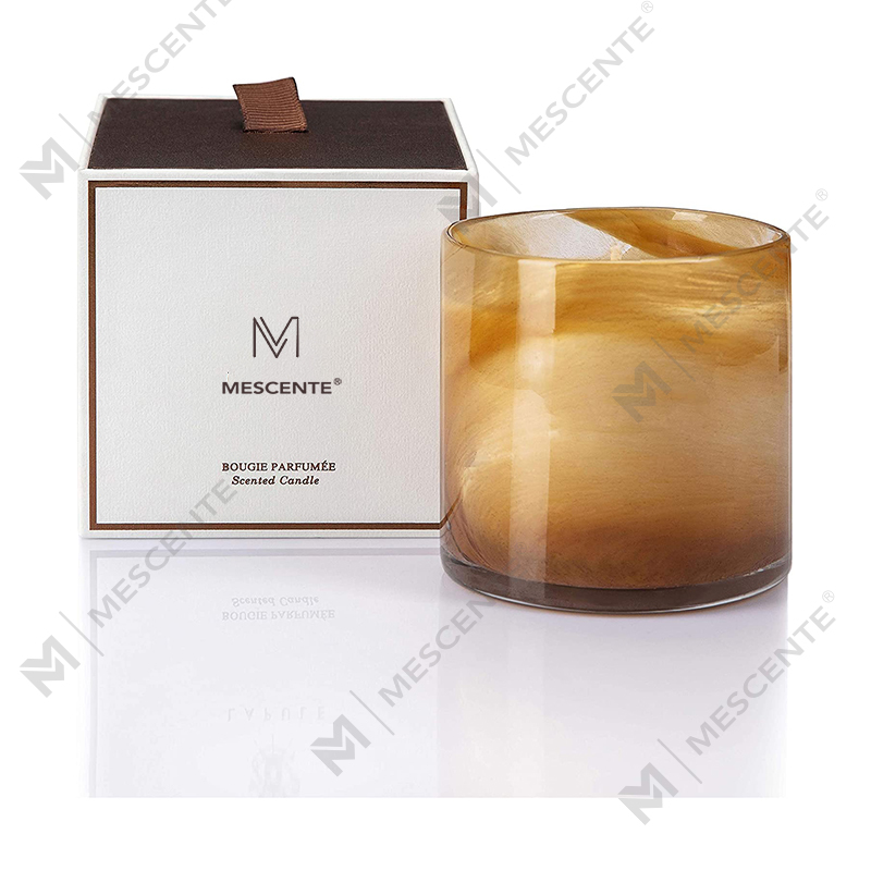 M&Scent 卸売カスタマイズされた大型高級コーヒー ラベンダーの強い香りのキャンドル ギフト セット バルク