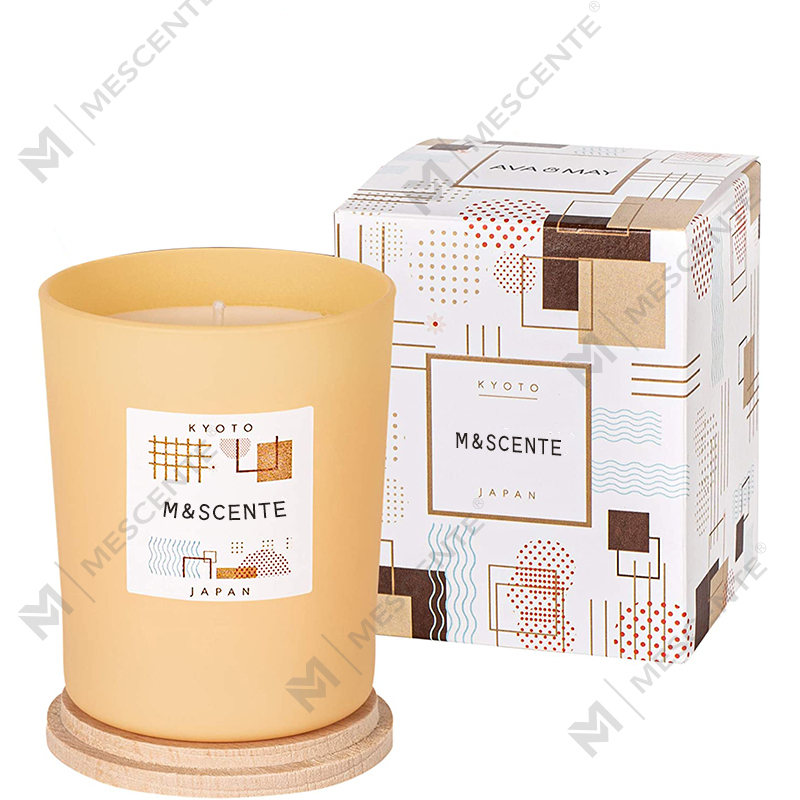 M&Scent カスタム プライベート ラベル製の色付きの香りのソイワックス シックなキャンドル