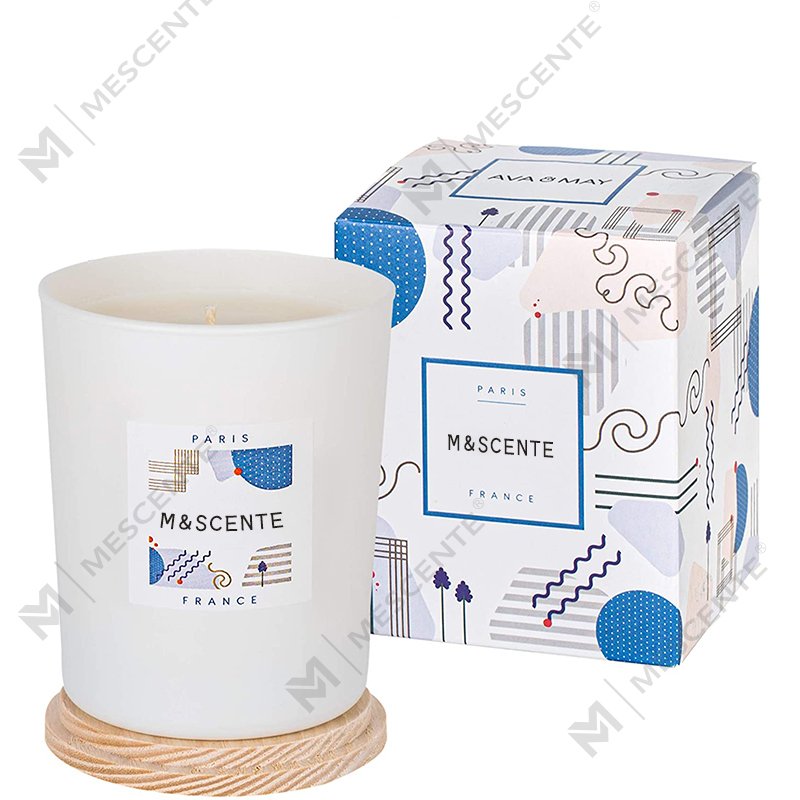 M&Scent カスタム プライベート ラベル製の色付きの香りのソイワックス シックなキャンドル
