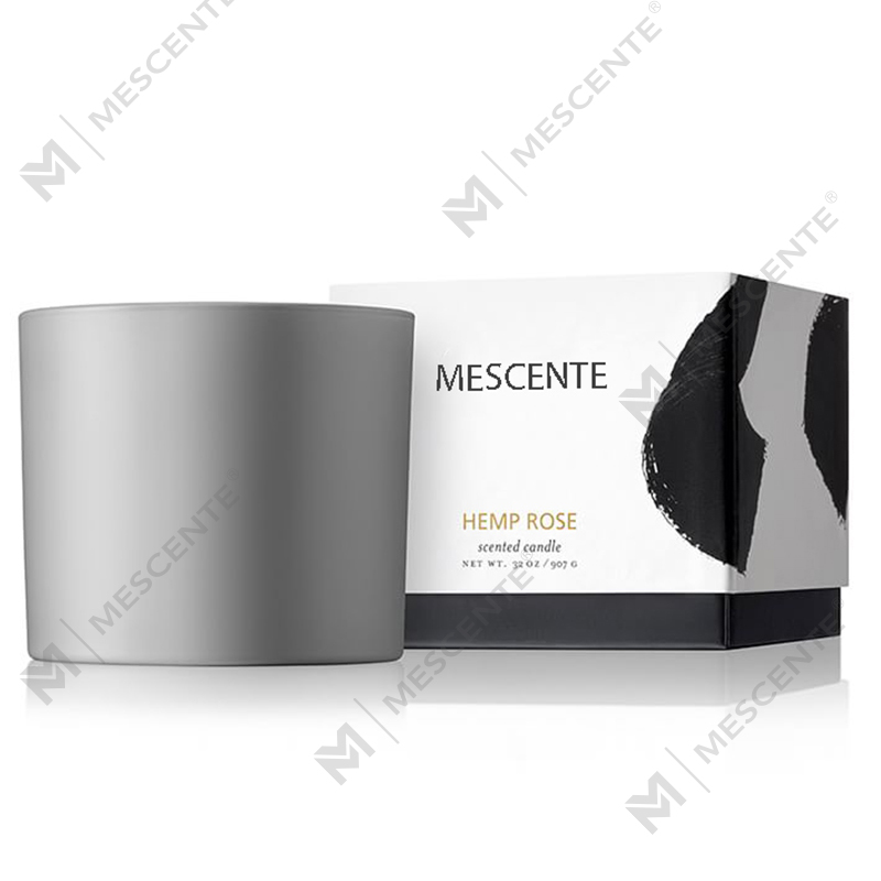 M&SCENT ナチュラル クリスマス 広く使用されているガラス瓶の香りのソイワックス キャンドル 折りたたみボックス付き