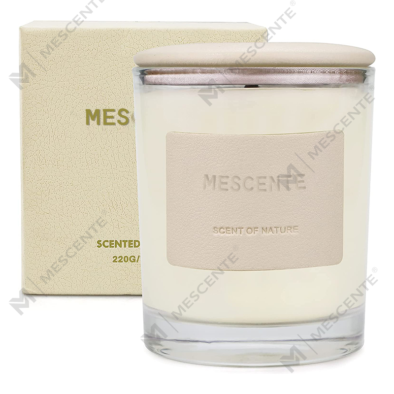 中国のM&Scent卸売美しいリサイクルガラス瓶キャンドル、リラックスキャンドル