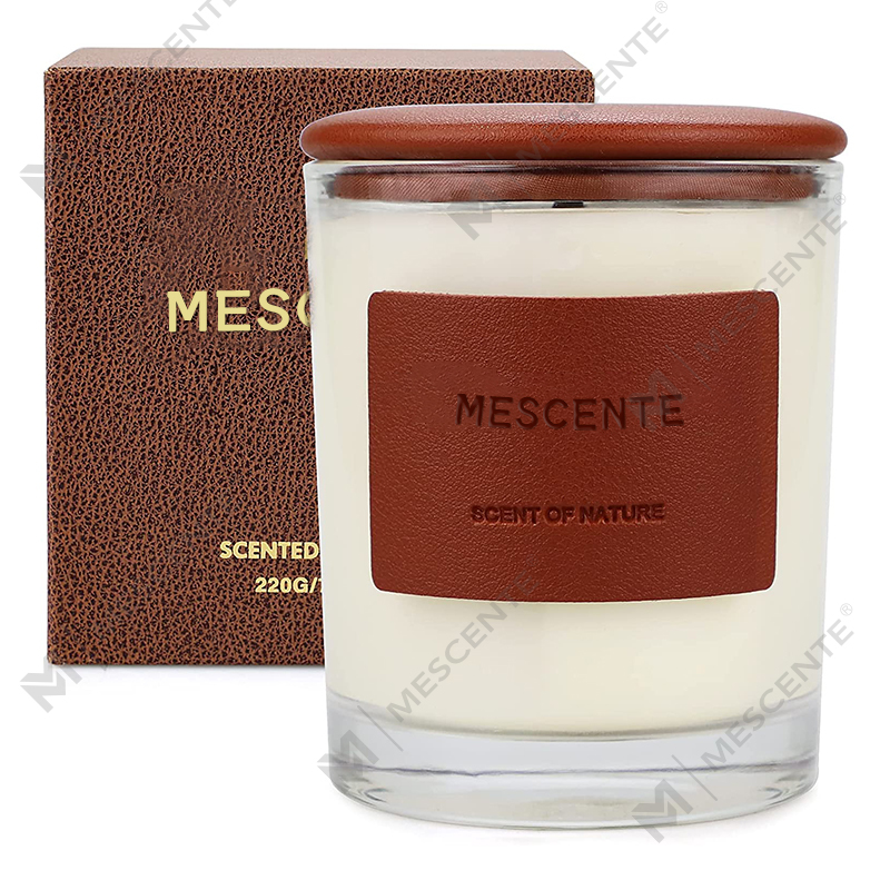 中国のM&Scent卸売美しいリサイクルガラス瓶キャンドル、リラックスキャンドル