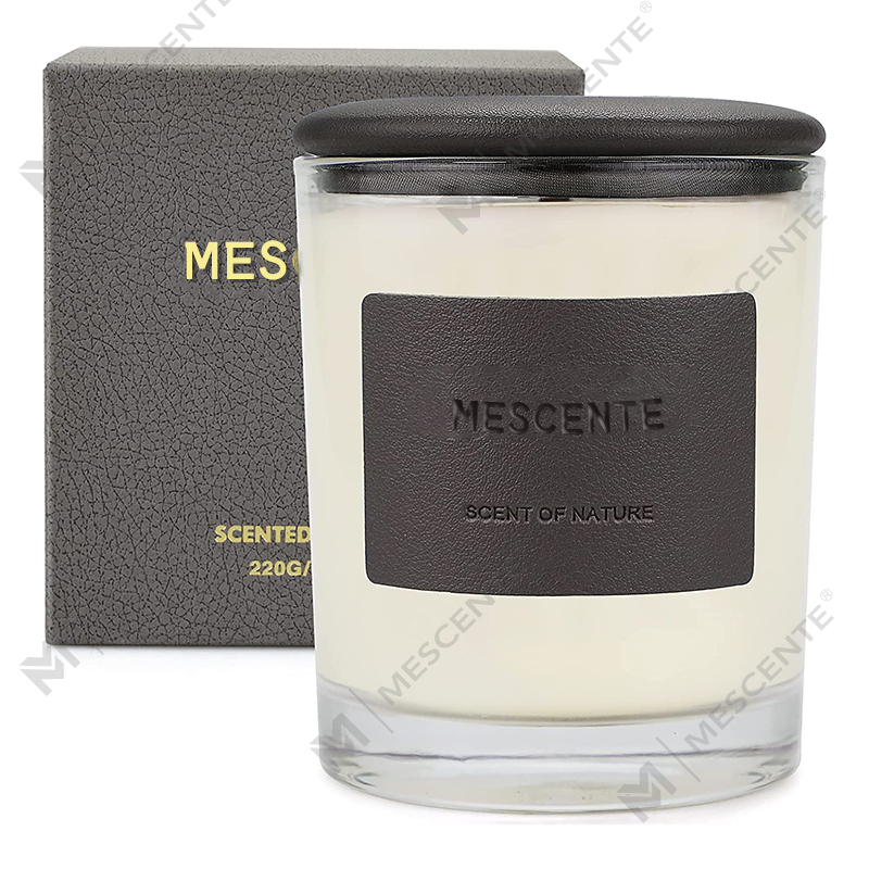 中国のM&Scent卸売美しいリサイクルガラス瓶キャンドル、リラックスキャンドル
