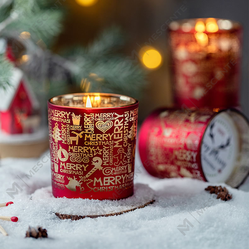 M&Scent ホリデーフレグランス クリスマス 無煙星空カップ センテッドキャンドル ギフト 手付き