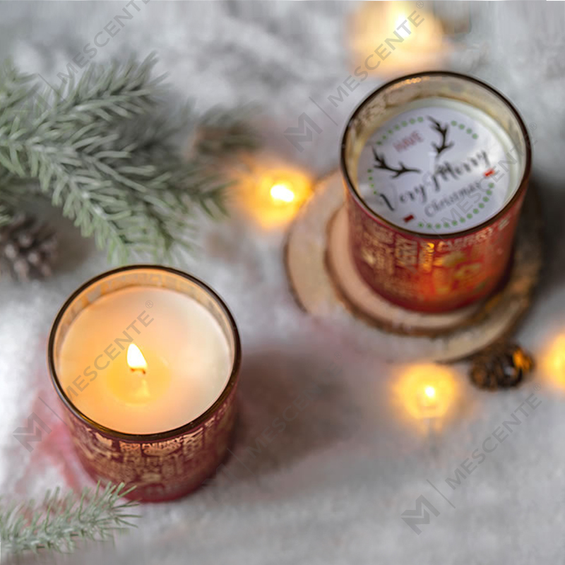 M&Scent ホリデーフレグランス クリスマス 無煙星空カップ センテッドキャンドル ギフト 手付き