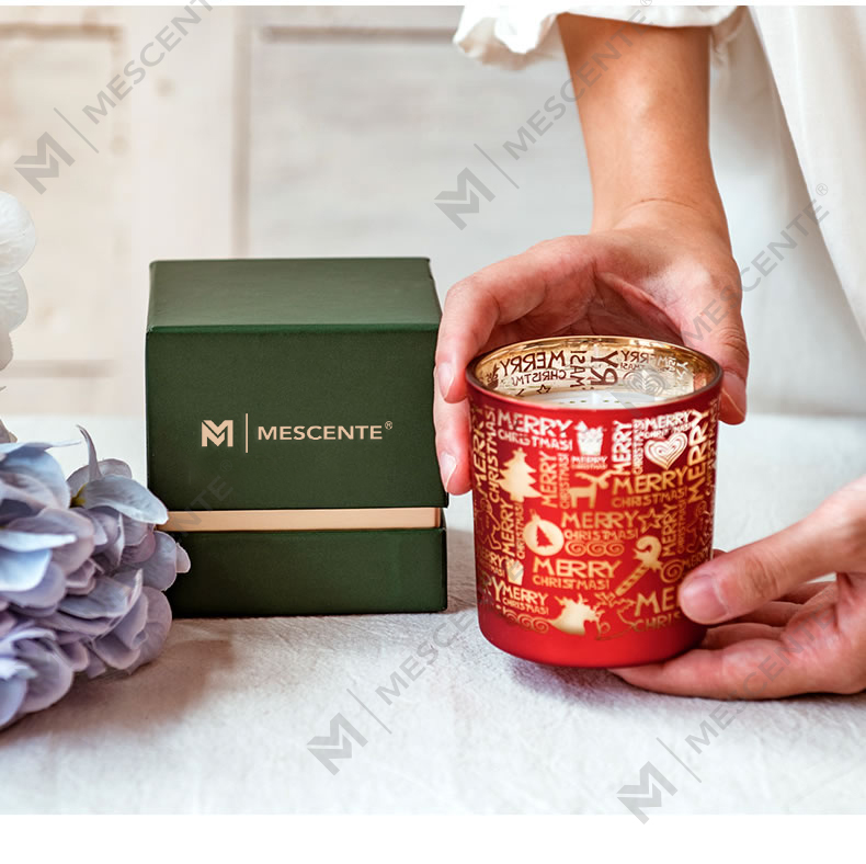 M&Scent ホリデーフレグランス クリスマス 無煙星空カップ センテッドキャンドル ギフト 手付き