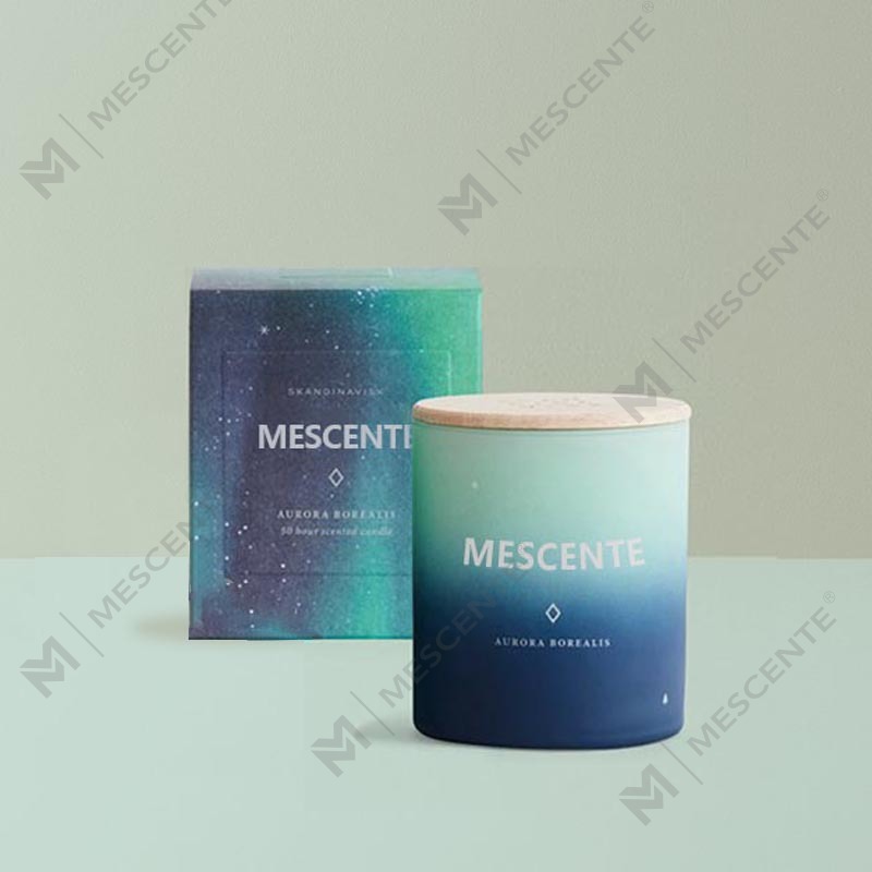 M&Scent カスタマイズされたプライベート ラベルの家の装飾の香りのキャンドル (ガラス瓶入り)