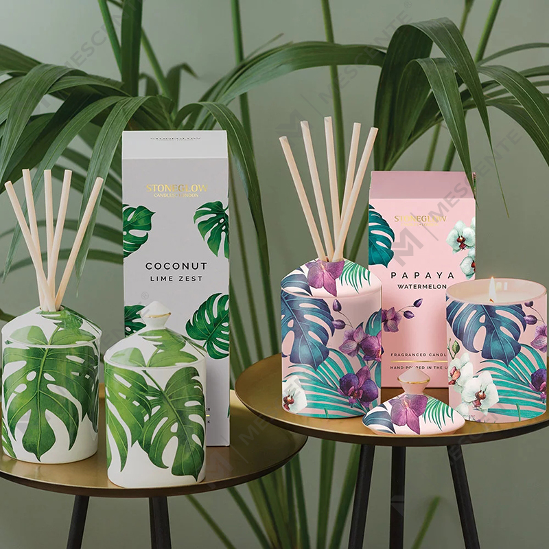 M&Scent 特別デザイン カラー アーバン ボタニクス タンブラー キャンドル 折りたたみボックス付き