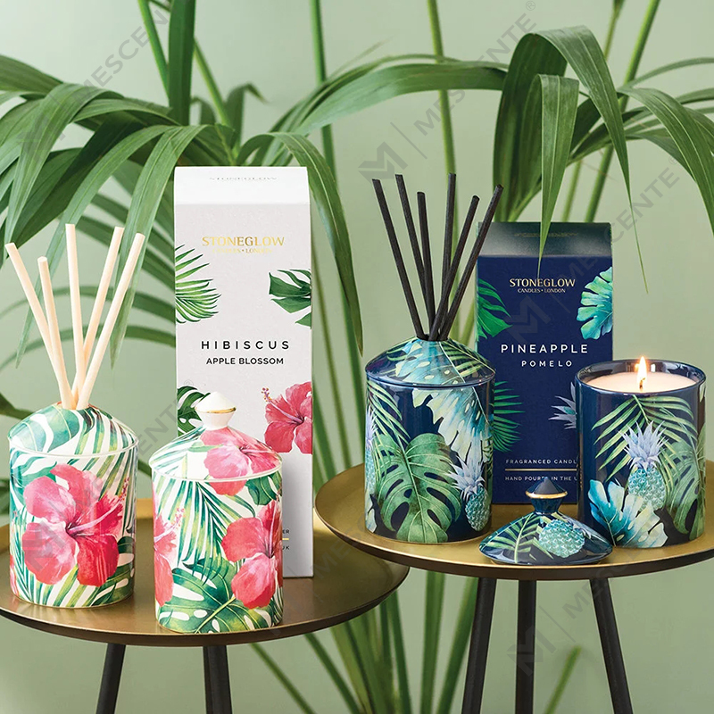 M&Scent 特別デザイン カラー アーバン ボタニクス タンブラー キャンドル 折りたたみボックス付き