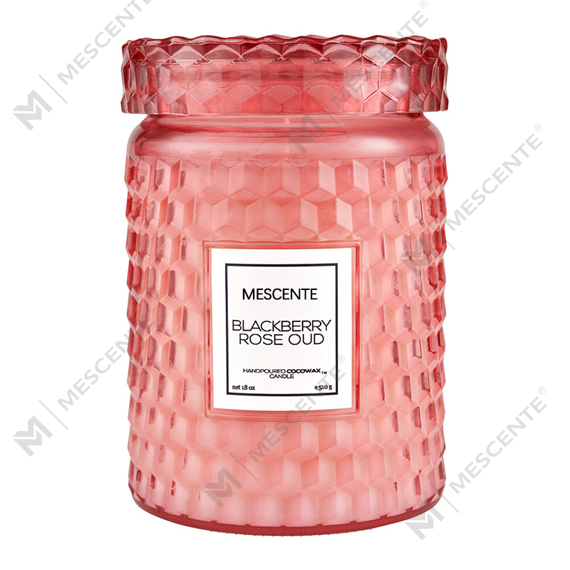 M&Scent カスタム クリスマス デコレーション ブラックベリー ローズ ウード アイコン キャンドル
