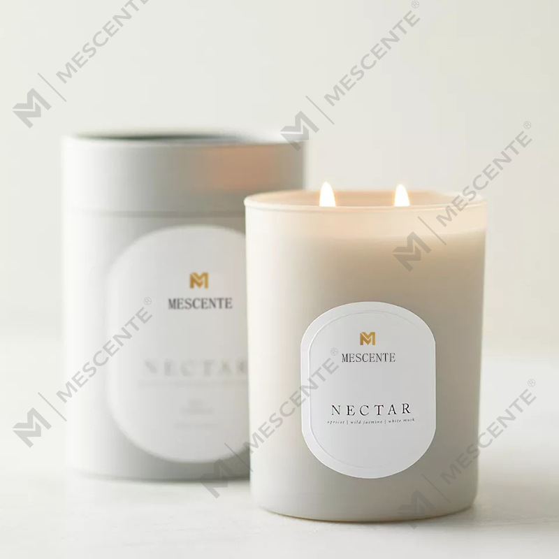 M&Scent カスタムロゴ 瞑想 非毒性ストーン ハーブ 手注ぎ 天然香り ソイワックス クリスタルキャンドル